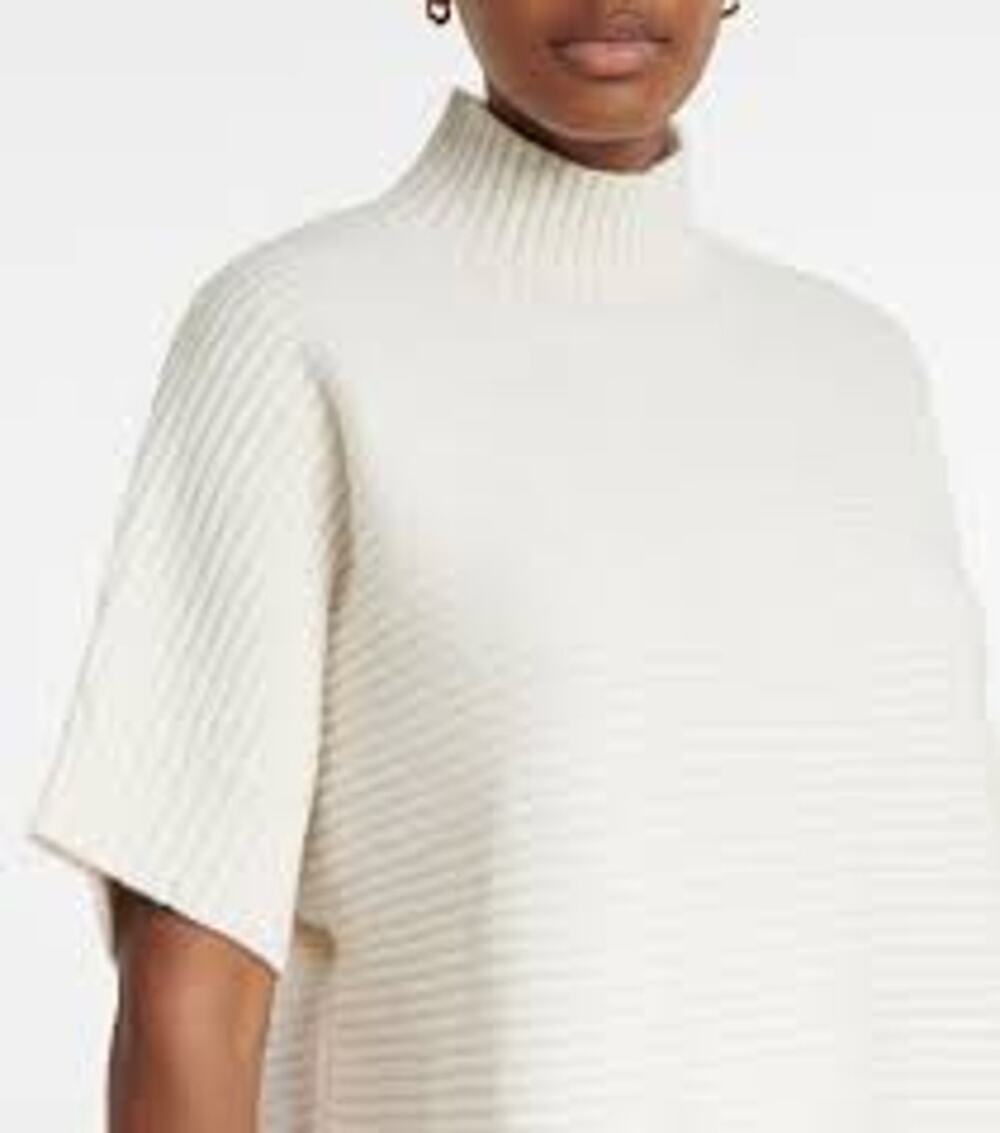 Max Mara Cashmere Sweater Volonta Ribbed-Knit Authenticated, Sz S Retail $1,190
